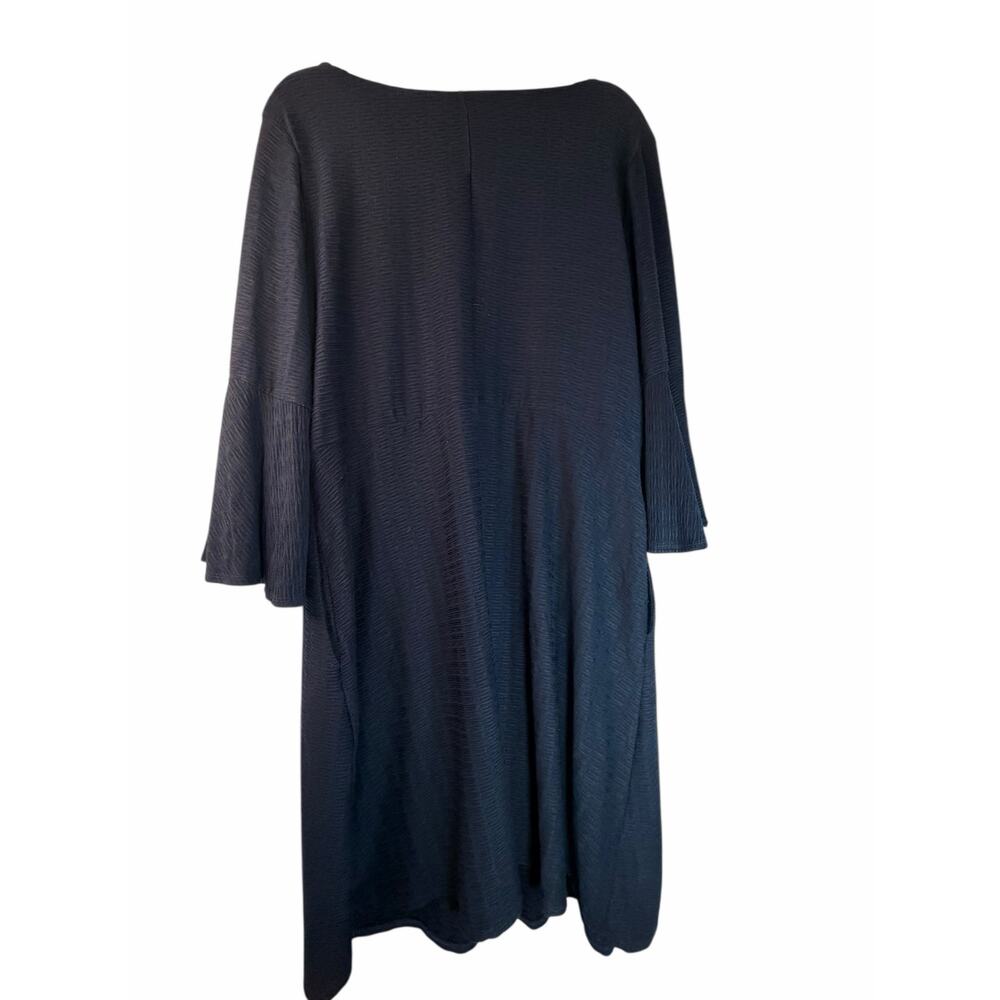 Alyx Navy Textured Dress - Size 1X - Picture 4 of 13